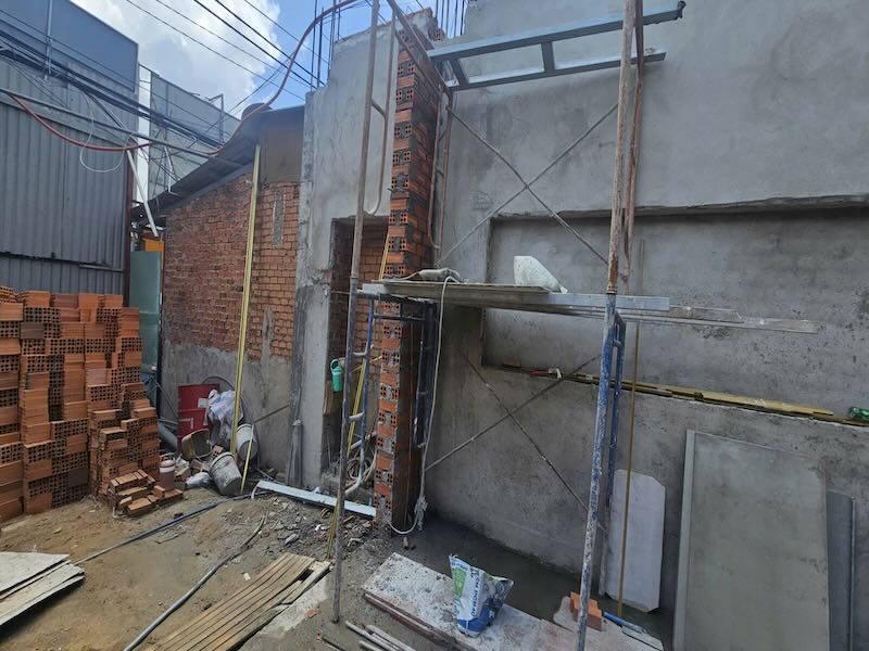 Hiện trạng trước khi thiết kế tiệm vàng Quốc Bảo Tuấn, Đồng Nai