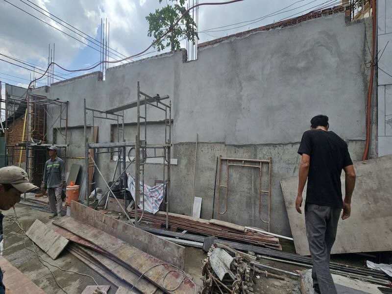 Hiện trạng trước khi thiết kế tiệm vàng Quốc Bảo Tuấn, Đồng Nai