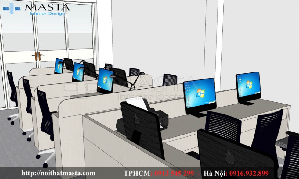 Thiết kế nội thất văn phòng Duraqua - Tân Bình