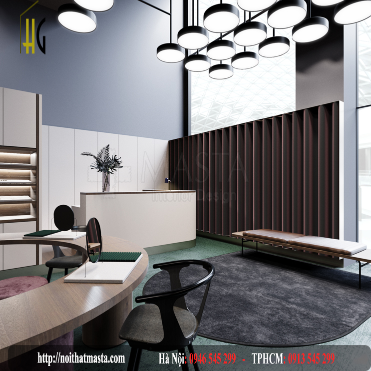 Thiết kế shop trang sức - đá quý