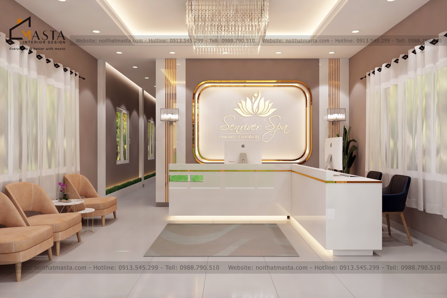 Thiết Kế Nội Thất Spa - Anh Thế Hùng - Kiên Giang