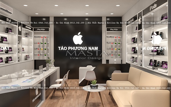 Nội Thất Masta đơn vị thi công shop điện thoại uy tín tại TP.HCM