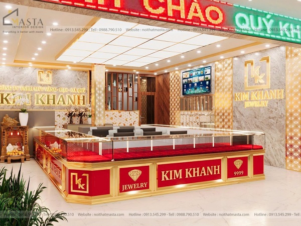 Mức CRI khuyến nghị cho showroom trang sức là bao nhiêu